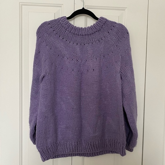 HANDMADE Knit Sweater - Picture 4 of 9